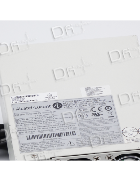Alcatel-Lucent OmniSwitch OS6250-BP-P - PS-225W-AC-P - dfiplus