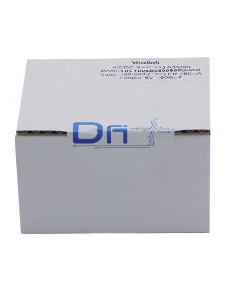 Yealink Alimentation secteur 5V 600mA - PSU-T2X - dfiplus Yealink Alimentation secteur 5V 600mA - PSU-T2X - dfiplus