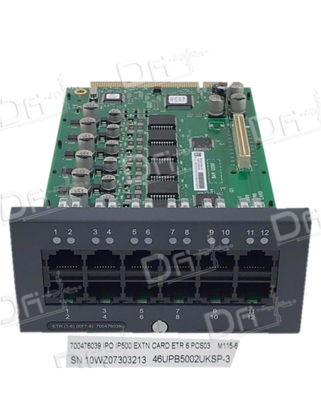 Carte ETR6 Avaya IP Office IP500 V2 - 700476039 - dfiplus