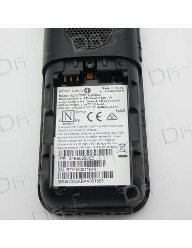 Alcatel-Lucent Mobile 8232s DECT - 3BN67330AB - dfiplus