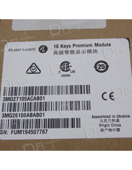 Alcatel-Lucent Premium S Add-on 10 Keys Module - 3MG27105AC - dfiplus