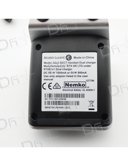 Alcatel-Lucent Dual charger 82x2 DECT - 3BN67341AA - dfiplus Alcatel-Lucent Dual charger 82x2 DECT - 3BN67341AA - dfiplus