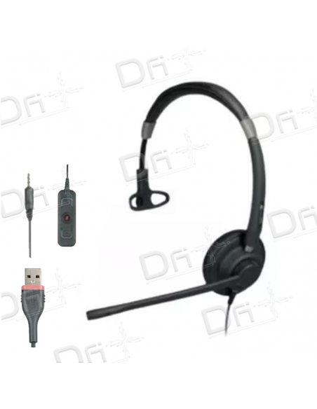 Alcatel-Lucent Aries AH 21 U II Headset monaural - 3MK08011AB - dfiplus Alcatel-Lucent Aries AH 21 U II Headset monaural - 3MK08011AB - dfiplus