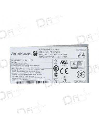 Alcatel-Lucent OmniSwitch OS6560-BP-D - PS-150W-DC - dfiplus