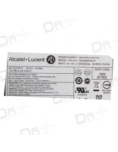 Alcatel-Lucent OmniSwitch OS6860-BPPX - PS-920W-AC-P - dfiplus 2