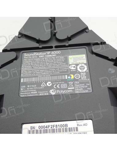 Polycom SoundStation IP 6000 Conférence Phone - 2200-15600-001 - dfiplus