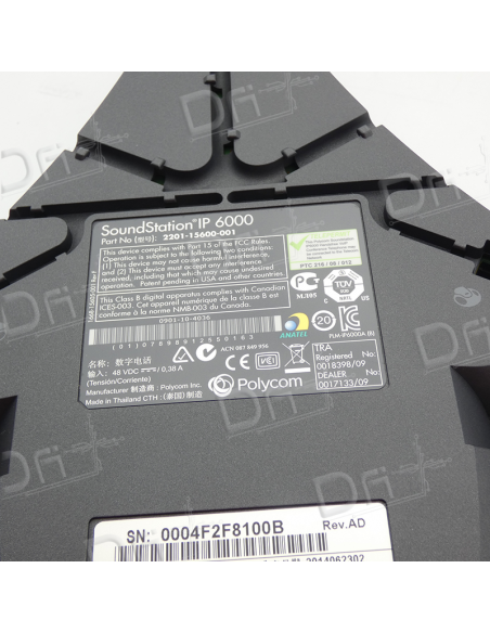 Polycom SoundStation IP 6000 Conférence Phone - 2200-15600-001 - dfiplus Polycom SoundStation IP 6000 Conférence Phone - 2200-15600-001 - dfiplus