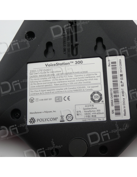 Polycom VoiceStation 300 Conférence Phone - 2201-17910-001 - dfiplus Polycom VoiceStation 300 Conférence Phone - 2201-17910-001 - dfiplus