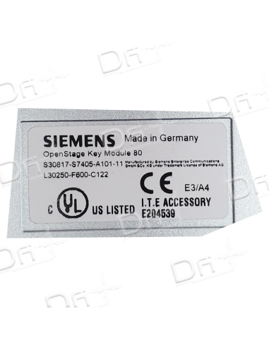 Unify Key Module OpenStage 80 Silver Blue - L30250-f600-C122 - dfiplus