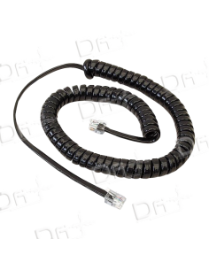 Panasonic Curly Cord Phone Black - PSJA1083Z - dfiplus