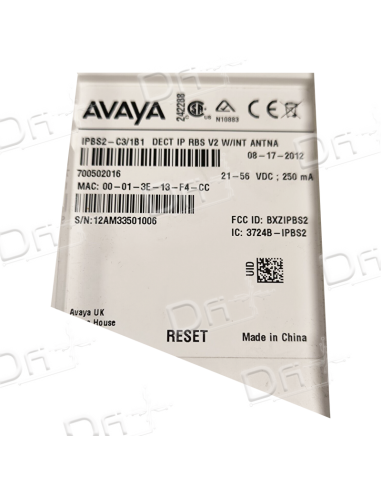 Avaya IP DECT RBS V2 Internal - IPBS2 - 700502016 - dfiplus