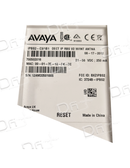 Avaya IP DECT RBS V2 Internal - IPBS2 - 700502016 - dfiplus