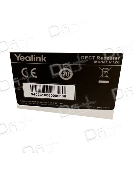 Yealink RT20 Repeater DECT Blanc -YL-RT20 - dfiplus Yealink RT20 Repeater DECT Blanc -YL-RT20 - dfiplus