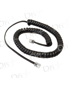 Yealink Curly Cord IP Phone Black - YL-CORDB - dfiplus