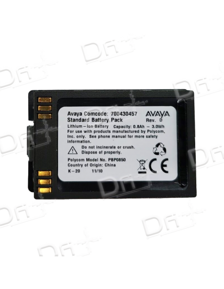 Avaya Battery 3641 & 3645 Wireless IP DECT - 700430465 - dfiplus Avaya Battery 3641 & 3645 Wireless IP DECT - 700430465 - dfiplus