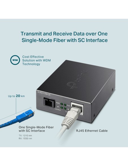 TP-Link TL-FC111PB-20 Media Converter Fast Ethernet - dfiplus TP-Link TL-FC111PB-20 Media Converter Fast Ethernet - dfiplus