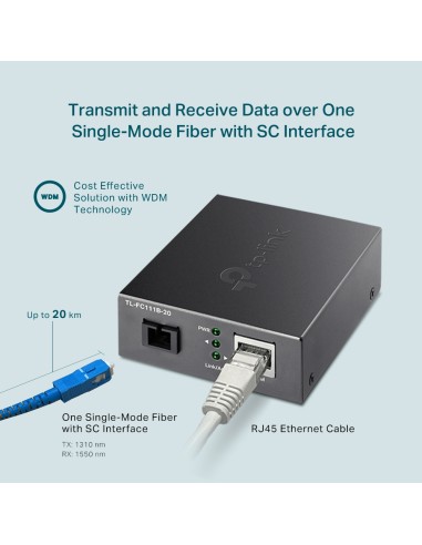 TP-Link TL-FC111B-20 Media Converter Fast Ethernet - dfiplus