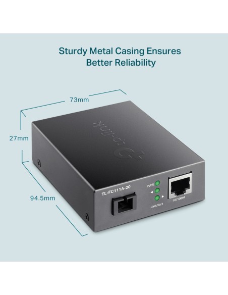 TP-Link TL-FC111A-20 Media Converter Fast Ethernet - dfiplus TP-Link TL-FC111A-20 Media Converter Fast Ethernet - dfiplus