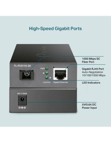 TP-Link TL-FC311A-20 Media Converter Gigabit - dfiplus