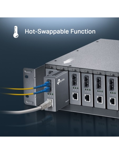 TP-Link TL-FC1400 Rack Chassis Media Converter - dfiplus TP-Link TL-FC1400 Rack Chassis Media Converter - dfiplus