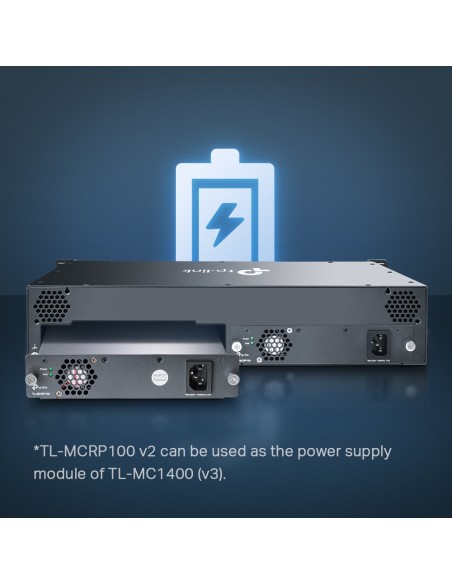 TP-Link TL-FC1400 Rack Chassis Media Converter - dfiplus TP-Link TL-FC1400 Rack Chassis Media Converter - dfiplus