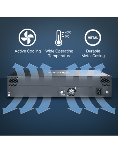 TP-Link TL-FC1400 Rack Chassis Media Converter - dfiplus