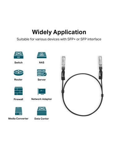 TP-Link SFP+ 10G Direct Attach 1m - TL-SM5220-1M - dfiplus