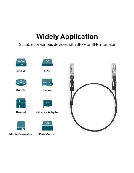 TP-Link SFP+ 10G Direct Attach 1m - TL-SM5220-1M - dfiplus