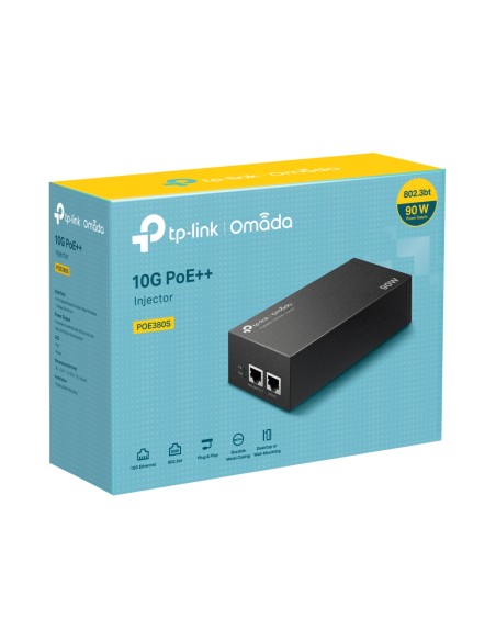 TP-Link Injector PoE++ Omada 90W - TL-POE380S - dfiplus