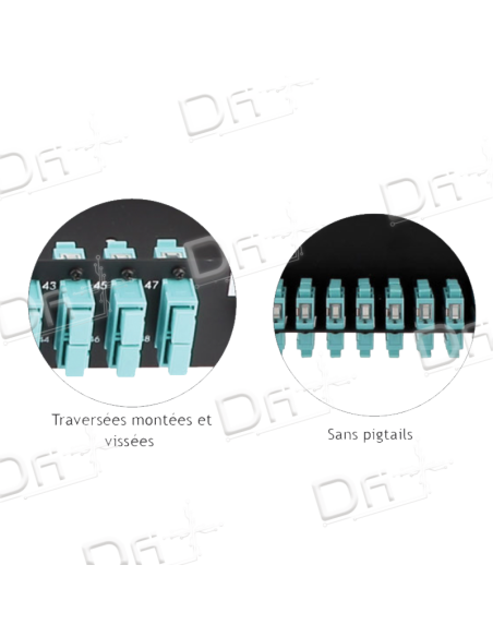 Tiroir Optique 19" 1U 3LC OM5 Multimode - TO3LCOM5 - dfiplus Tiroir Optique 19" 1U 3LC OM5 Multimode - TO3LCOM5 - dfiplus