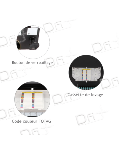 Tiroir Optique 19" 1U 3SC OS2 Monomode - TO3SCOS2U - dfiplus 2