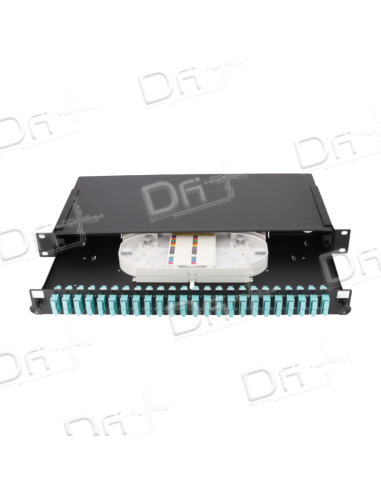 Tiroir Optique 19" 1U 3ST OS2 Monomode UPC - TO3STOS2U - dfiplus
