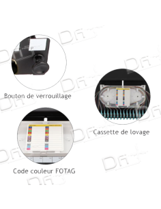 Tiroir Optique 19" 1U 3ST OS2 Monomode UPC Equipés - TO3STOS2UE - dfiplus 2