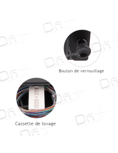 Tiroir Optique 10" 1U 3LC OS2 Monomode APC - TO103LC2A - dfiplus 2