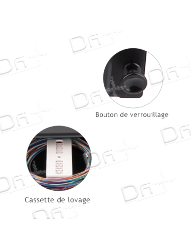 Tiroir Optique 10" 1U 3SC OM5 Multimode Equipés - TO103SC5E - dfiplus