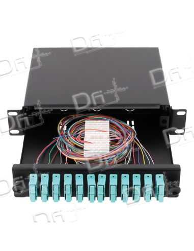 Tiroir Optique 10" 1U 3SC OM4 Multimode Equipés - TO103SC4E - dfiplus