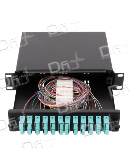 Tiroir Optique 10" 1U 3SC OM4 Multimode Equipés - TO103SC4E - dfiplus