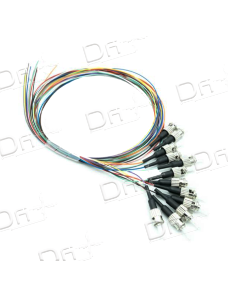 Pigtail Kit 12 OM1 Multimode ST 1m - PK12OM1ST1 - dfiplus Pigtail Kit 12 OM1 Multimode ST 1m - PK12OM1ST1 - dfiplus