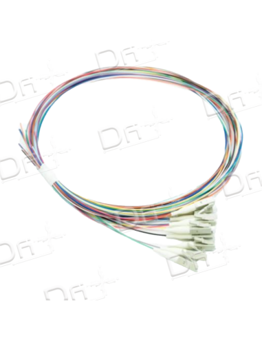 Pigtail Kit 12 OM2 Multimode LC 1m - PK12OM2LC1 - dfiplus