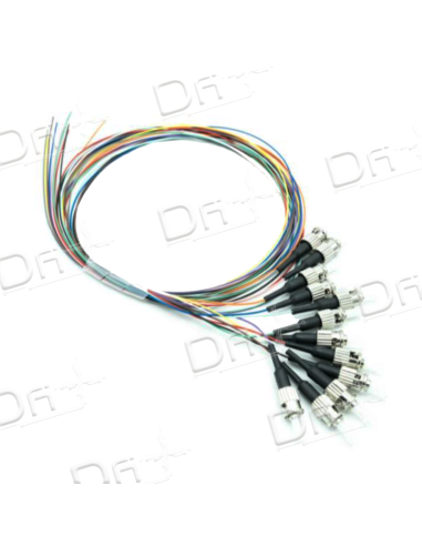 Pigtail Kit 12 OM2 Multimode ST 1m - PK12OM2ST1 - dfiplus