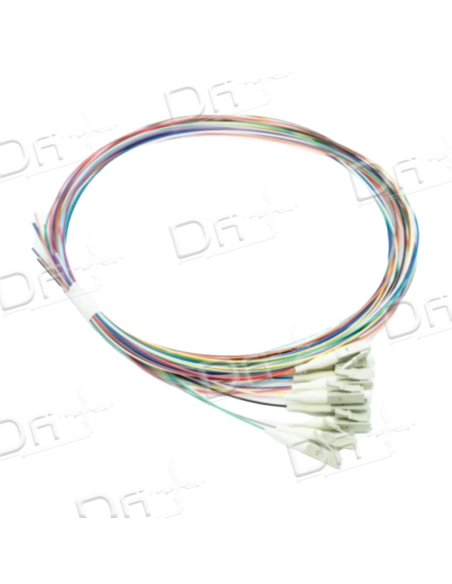 Pigtail Kit 12 OM3 Multimode LC 1m - PK12OM3LC1 - dfiplus Pigtail Kit 12 OM3 Multimode LC 1m - PK12OM3LC1 - dfiplus