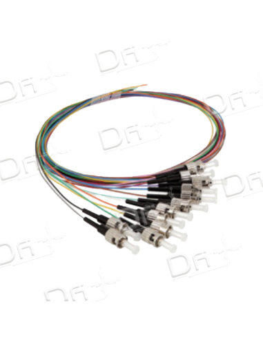 Pigtail Kit 12 OM5 Multimode ST 1m - PK12OM5ST1 - dfiplus