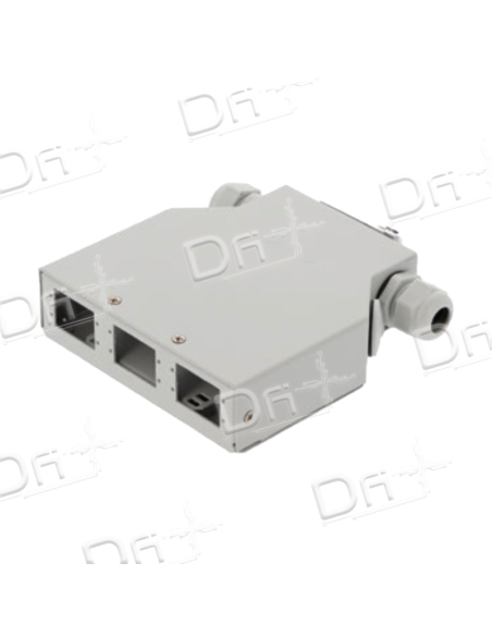 Boitier Optique Rail DIN 6 traversées - BORD6T - dfiplus