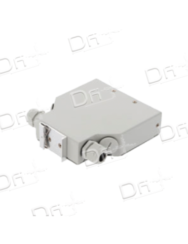 Boitier Optique Rail DIN 8 traversées - BORD8T - dfiplus