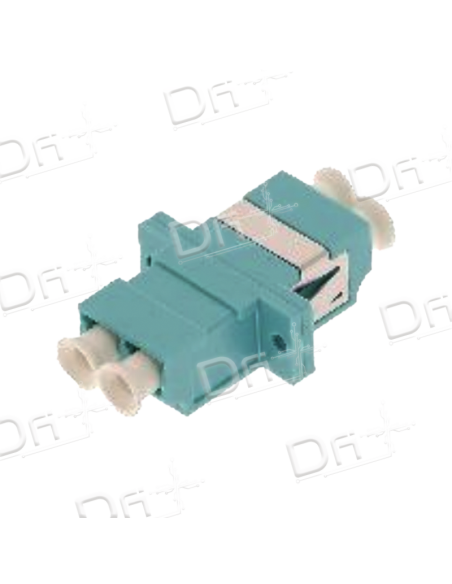 Traversée LC Duplex OM3 Multimode Aqua - dfiplus Traversée LC Duplex OM3 Multimode Aqua - dfiplus