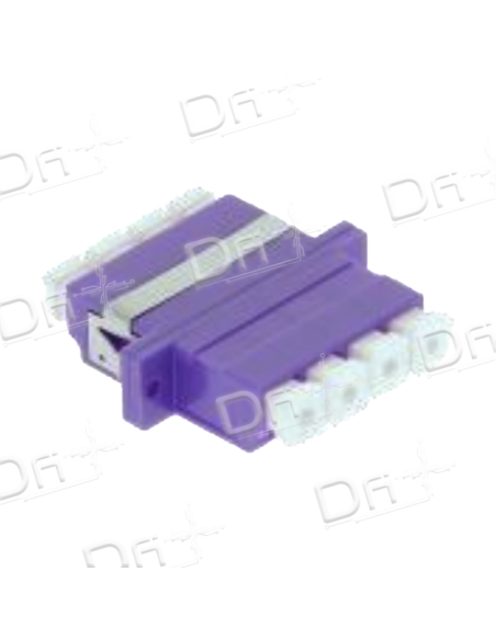 Traversée LC Quad OM3 Multimode Violet - TLCQOM3V - dfiplus Traversée LC Quad OM3 Multimode Violet - TLCQOM3V - dfiplus