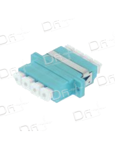 Traversée LC Quad OM4 Multimode Aqua - TLCQOM4A - dfiplus
