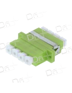 Traversée LC Quad OM5 Multimode Vert - TLCQOM5V - dfiplus