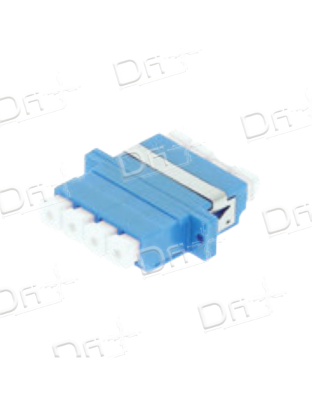 Traversée LC Quad OS2 Monomode Bleu - TLCQOS2B - dfiplus