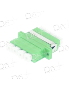 Traversée LC Quad OS2 Monomode Vert - TLCQOS2V - dfiplus